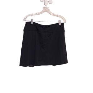 TITLE NINE Black BUTTAH Skort Athletic Lined Skirt